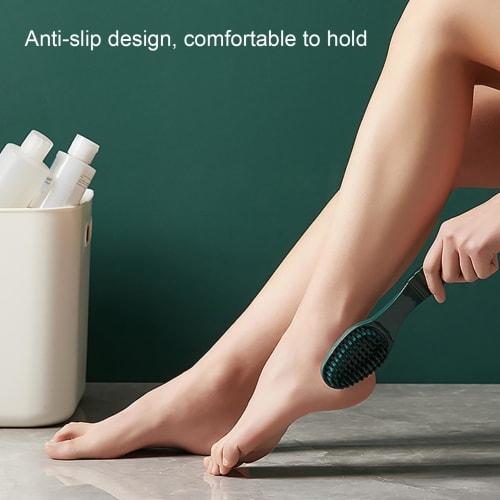 Pumice Stone Shower Brush, Multifunctional Foot Scrubber and Foot Callus Remover - This Gentle and Comfortable Bathroom Accessory Features a Pumice St