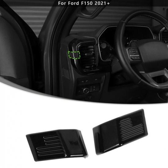 Center Console Air Vent Outlet Cover Trim For Ford F150 + Black Accessories