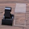 5 Pack Clear Square Watch Display Stands Plastic Storage Case With Dustproof Cover for Jewelry Bracelet Organizers