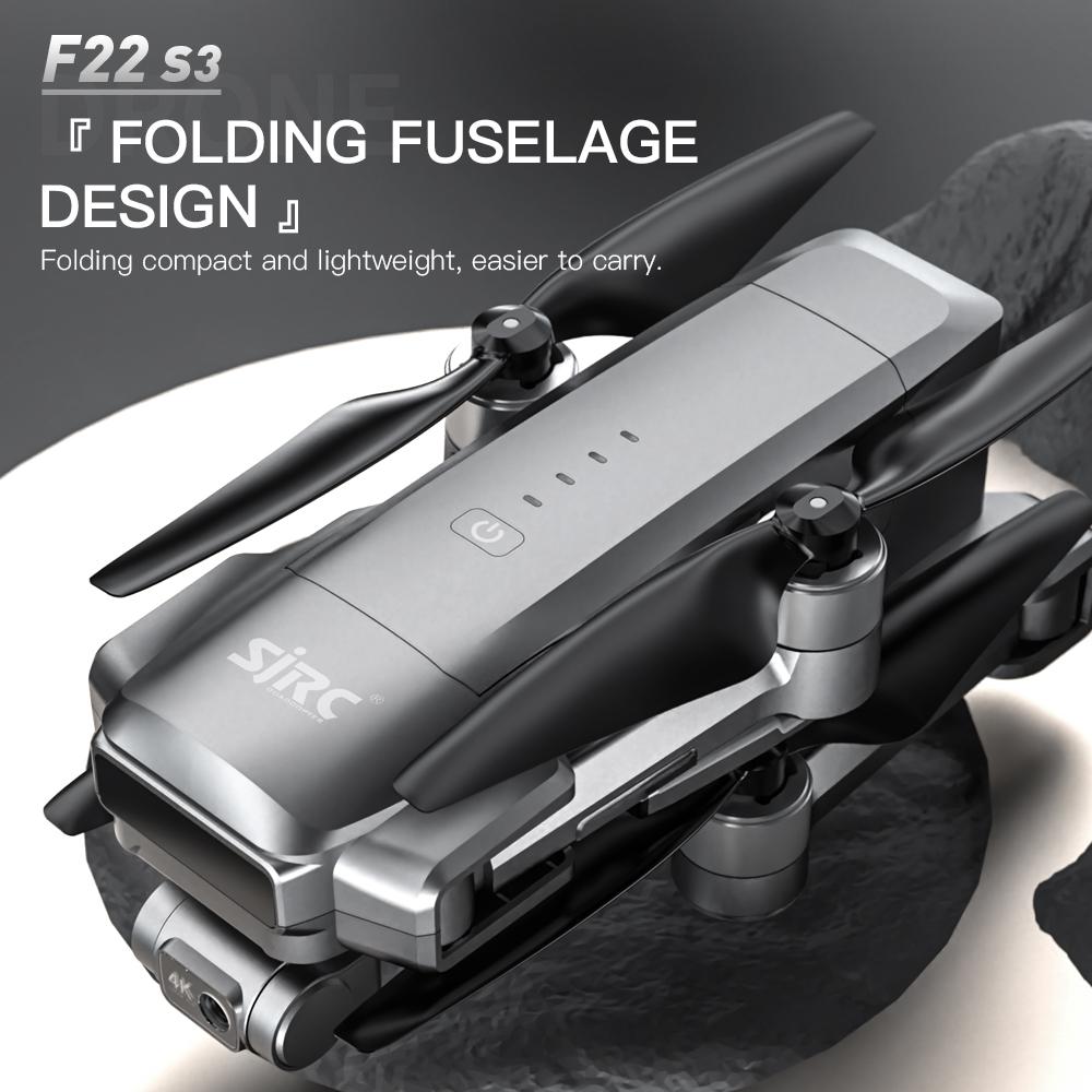 New SJRC F22 S3 Pro Professional RC Drone with 4K Camera 6km EIS Gimbal 5G WIFI GPS Obstacle Avoidance Drone