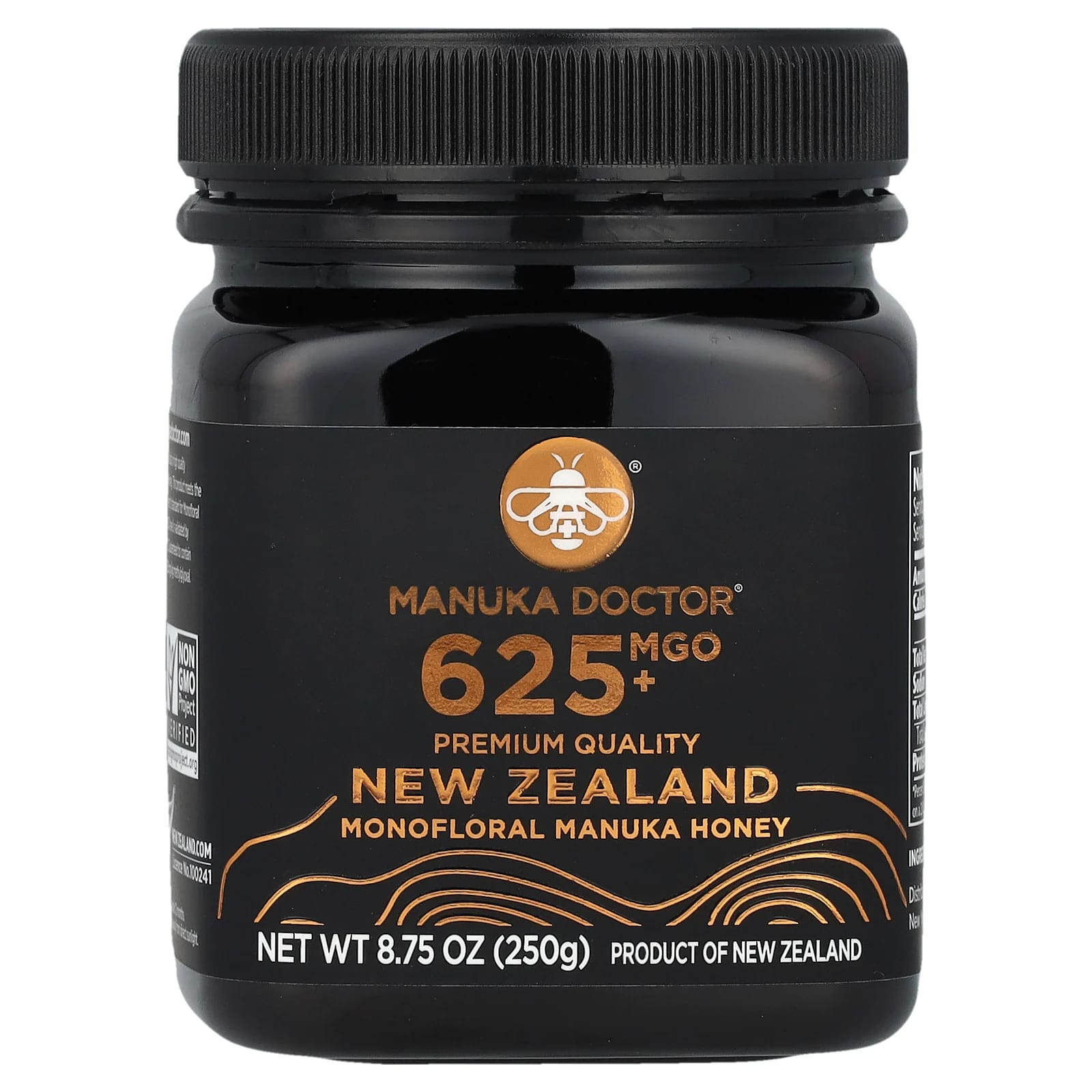 

Single Flower Manuka Honey, Mgo 625+, 250G(8.75Oz)