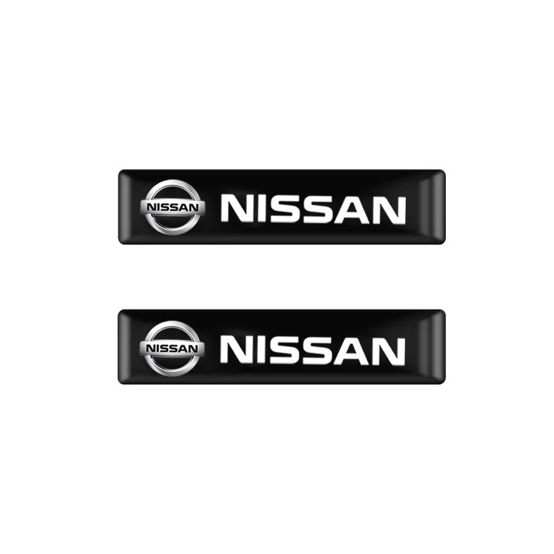 

3D Epoxy Car Interior Exterior Decoration Sticker For Nissan Sylphy N7 Teana Qashqai Note J10 J11 Navara Juke GTR 350z Y61 Leaf