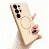 case for Samsung S26 S25 S24 S23 S22 ultra Matte skin magnetic suction protective case full coverage Wireless Charging plain
