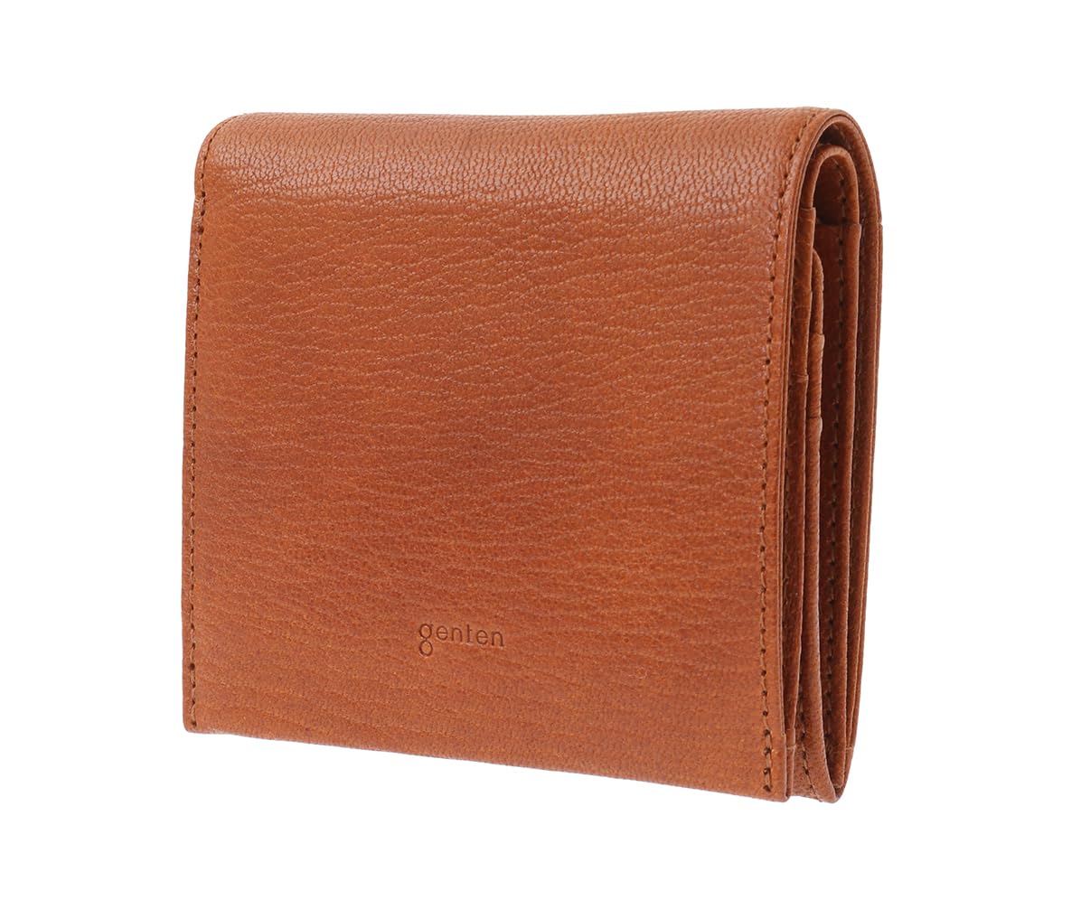 [Genten] Базовый мужской кошелек-бифолд с отделением для монет