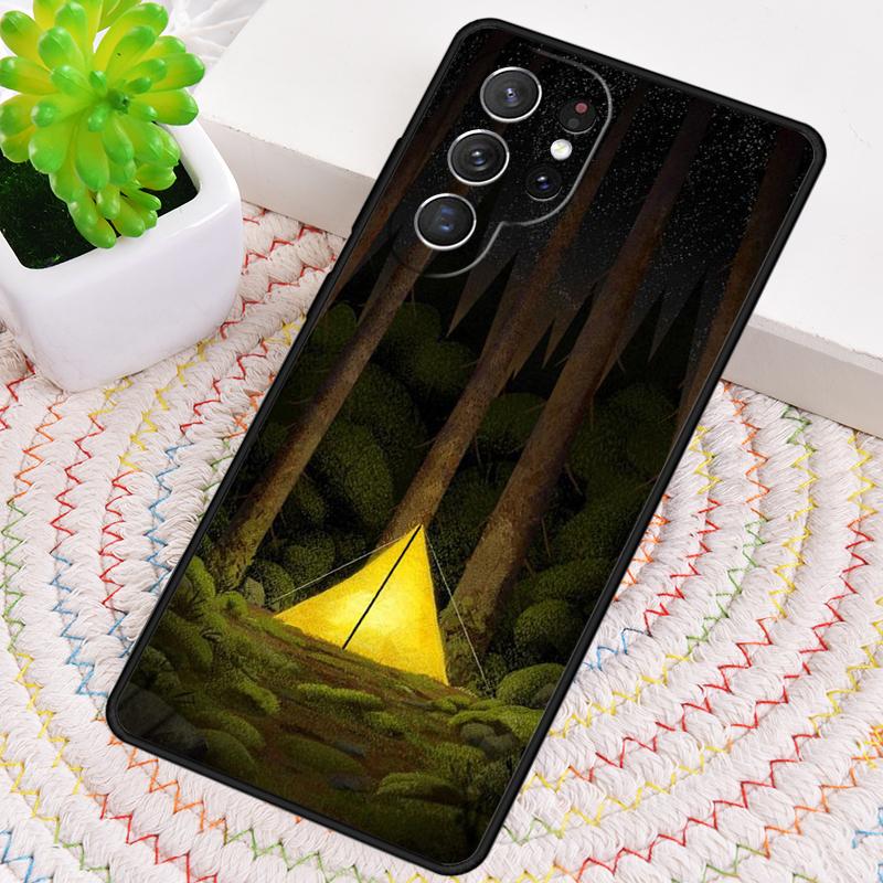 Nature Camping Art Silicone Phone Case For Samsung Galaxy Note 10 Pro S26 S25 S24 S23 S22 S21 Plus S25Ultra Capa Cover