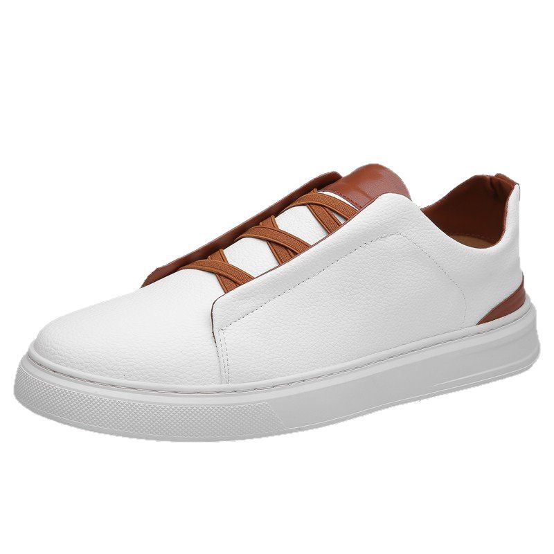 Sports Comfortable Board Shoes Series Low-top White Shoes Waterproof, Non-slip and Comfortable Versatile Lace-up Men's Shoes with Low-top Feet