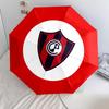 Club Olimpia Muster, automatischer Faltschirm, tragbares und faltbares Design, 8 Schirmstäbe, ein Weihnachts- oder Geburtstagsgeschenk.