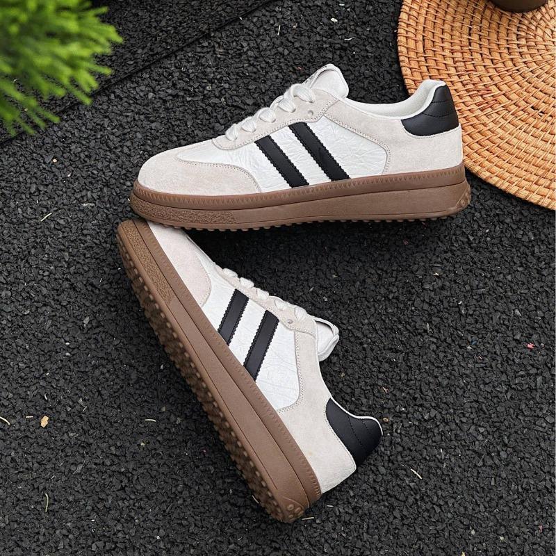Leather women's autumn new thick-soled heightening sports shoes casual versatile little white shoes fashion board shoes
