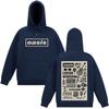O-Oasis Band Rock Britannica Grafica Felpa con cappuccio uomo donna Hip-hop Manica Lunga casual Felpa con cappuccio Alta qualità Pile Felpe top