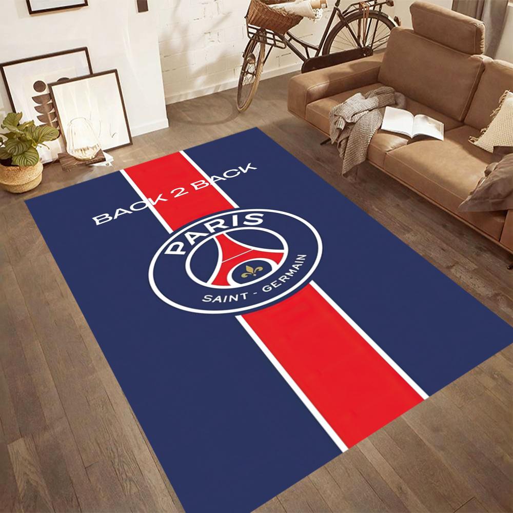 Paris Saint Germain Floor Mat Design For Entryway Dormitory Bedrooms Playrooms Antislip Carpet Anime Office Decor Birthdaychristmas Gift