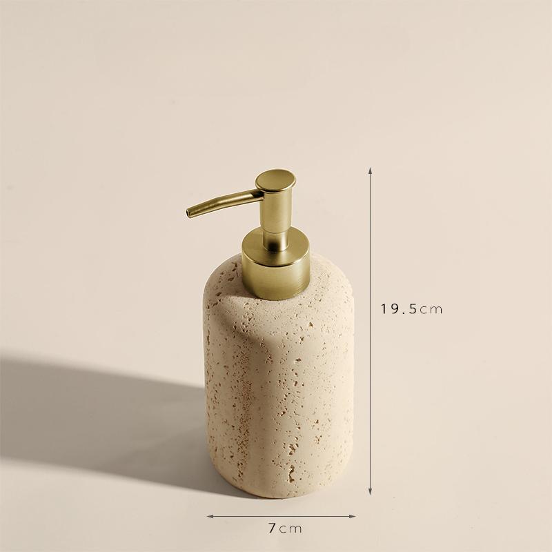 New Lotion Press Dispensing Bottle Bathroom Shampoo Empty Bottle Soap Dispenser Diffuser Case Toothpick Box Bathroom Accessories