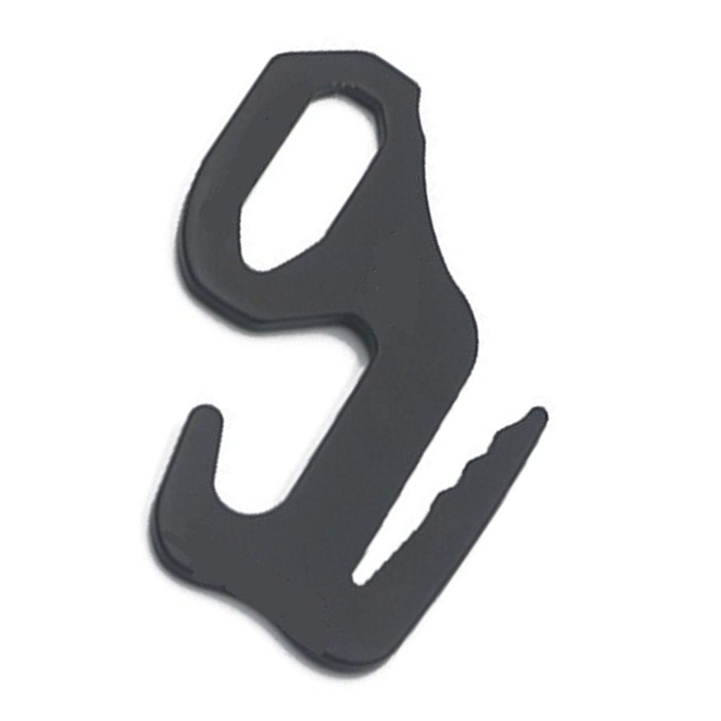 Rope Tightener Tent Tether Fastener Hook Aluminum Alloy Hook Tight Rope Buckle for Outdoor Canopy Tent Easy to Use