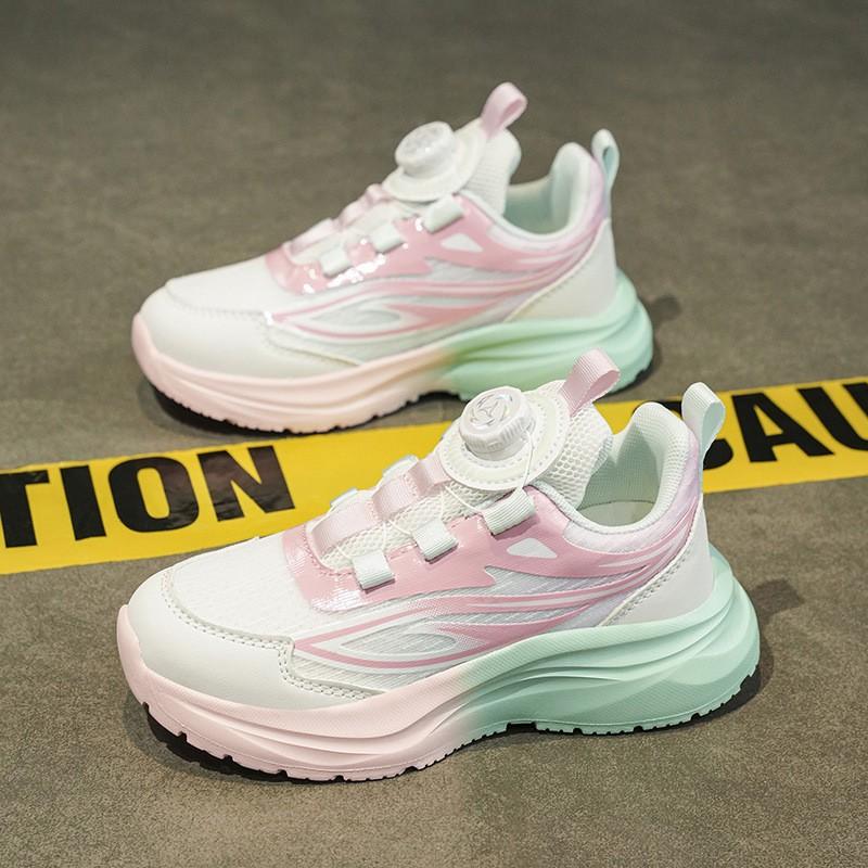 Youth style shoes Girls Lightweight Running Shoes Kids Soft Sole Non-Slip Breathable Mesh Sneakers Outdoor Indoor Use