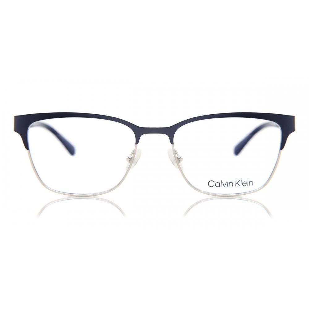 

Calvin Klein Ck21125 438 Unisex Eyeglasses Blue Silver/52