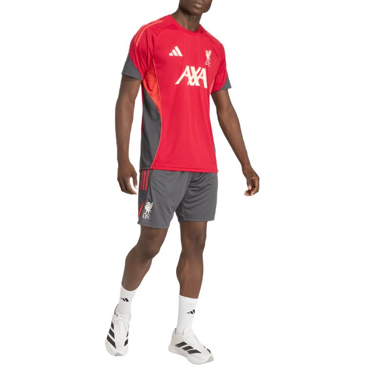 adidas Striped Logo Soccer Shorts Men Shorts KB1471