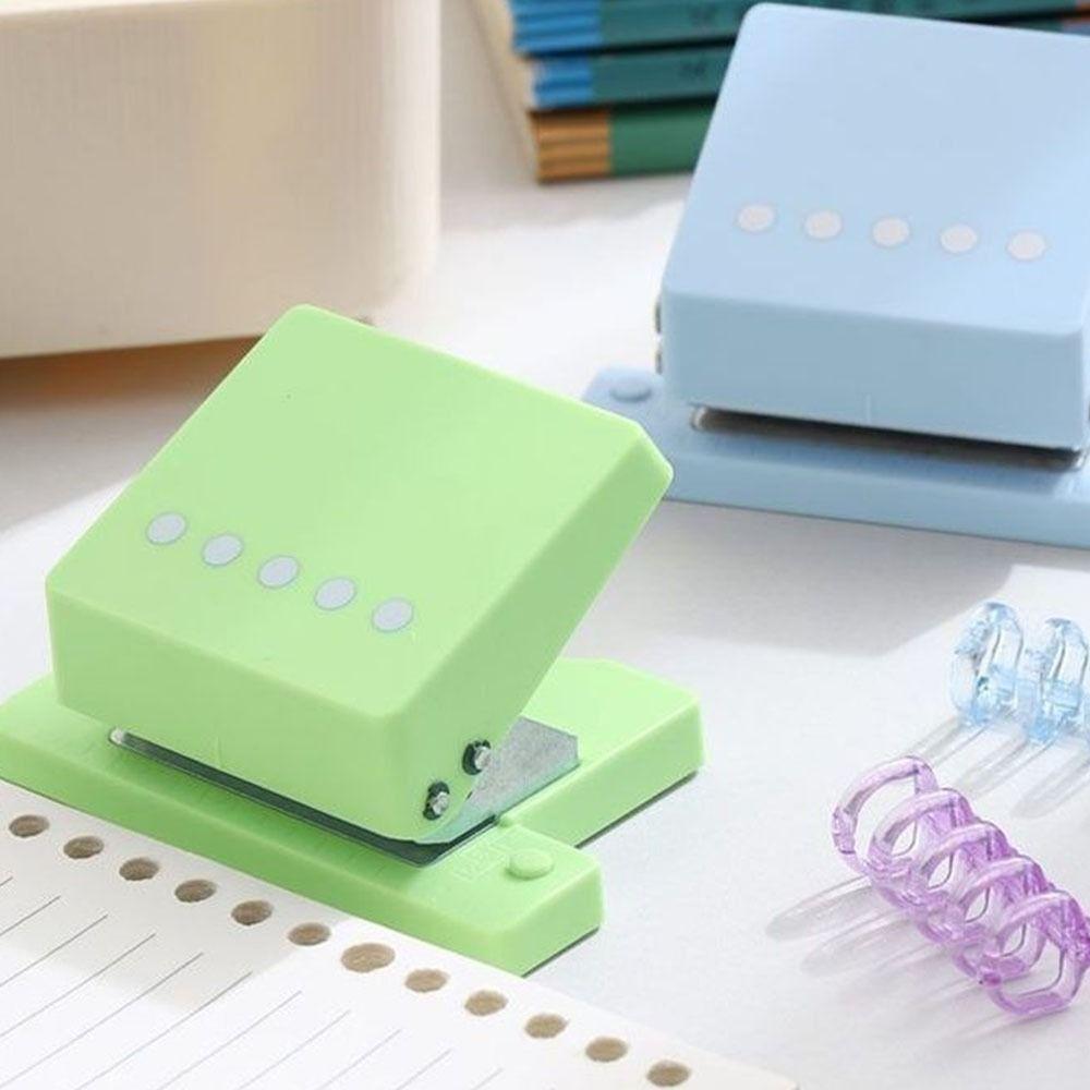 DIY 5 Hole Punching Machine Handheld Paper Punch Portable 5 Hole Puncher  Office Supplies