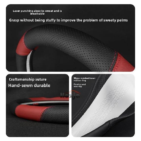 Coprivolante in Pelle per Auto per Honda HRV CRV Civic Pilot City ZRV Freed Passport Accessori Interni 2025 2026