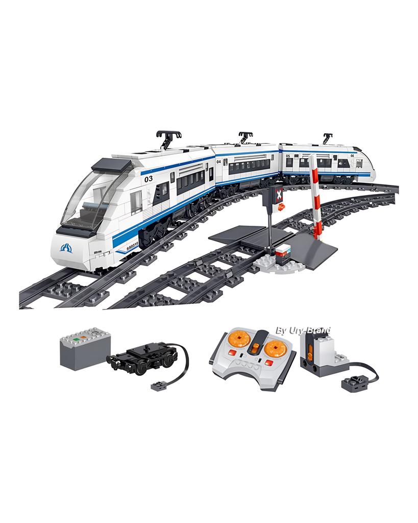 Qunlong 0310 Technic Serie Zug Batterie Elektrische Power Motor Mini Figuren Pädagogische Bausteine ​​Spielzeug Für Kinder