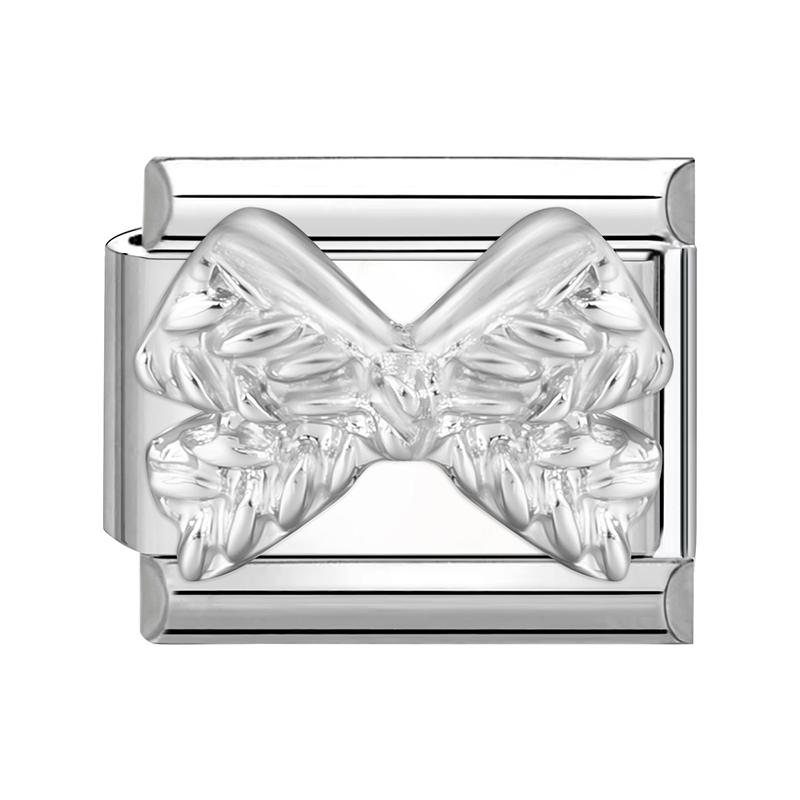 Y2K Heart Bow Knot Star Moon Butterfly Zircon Daisy Cross Italian Charm Links Fit 9mm Stainless Steel Bracelet DIY Making Gifts