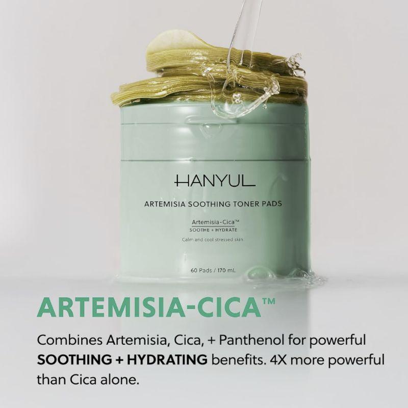 Hanyul Young Mugwort Calming Moisture Pad 170ml / 60 Pads (1pc)