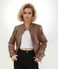 Fashion Women's Jacket Motorcycle Leather Jacket Women's Leather Jacket Slim Fit
