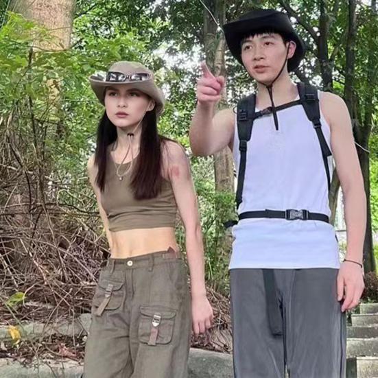 Fishing Hat Adjustable Drawstring Wide Brim Sun Protection Hat Breathable Quick-Drying