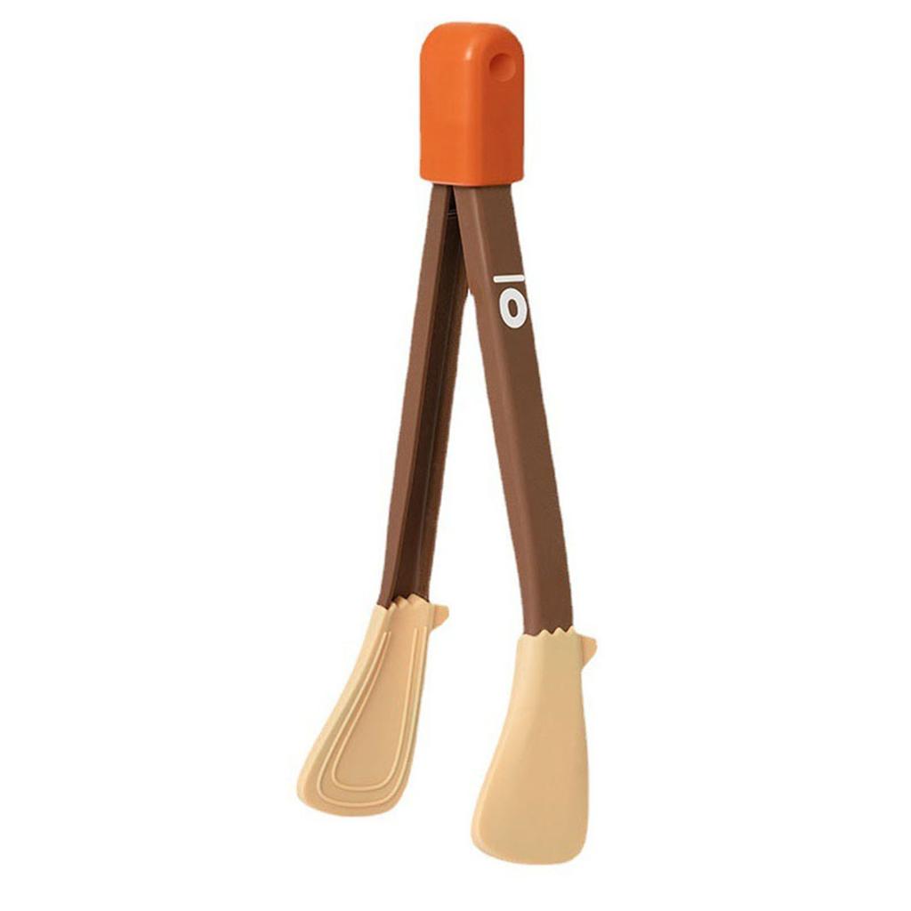 Silikon Anti-skolding Matklype Multifunksjonell Høytemperaturbestandig Grill Biffklype Praktisk Kjøkkenverktøy