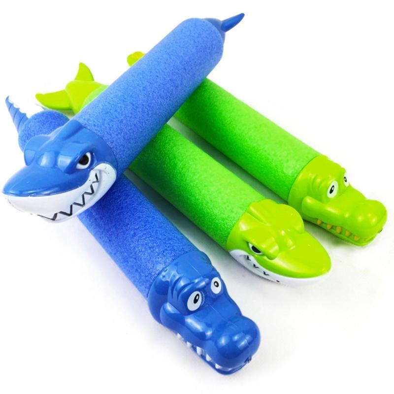 Colorful EVA Cartoon Shape Design Water Squirter Water Soaker Guns With Soft Foam For Safe Water Play At Pool Backyard