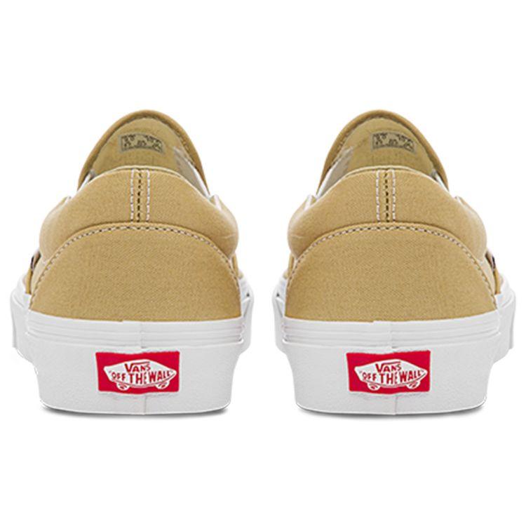 Vans Slip-On Series Casual Low-Top Skate Shoes Unisex Sneaker Brown Yellow VN000XG8AZP