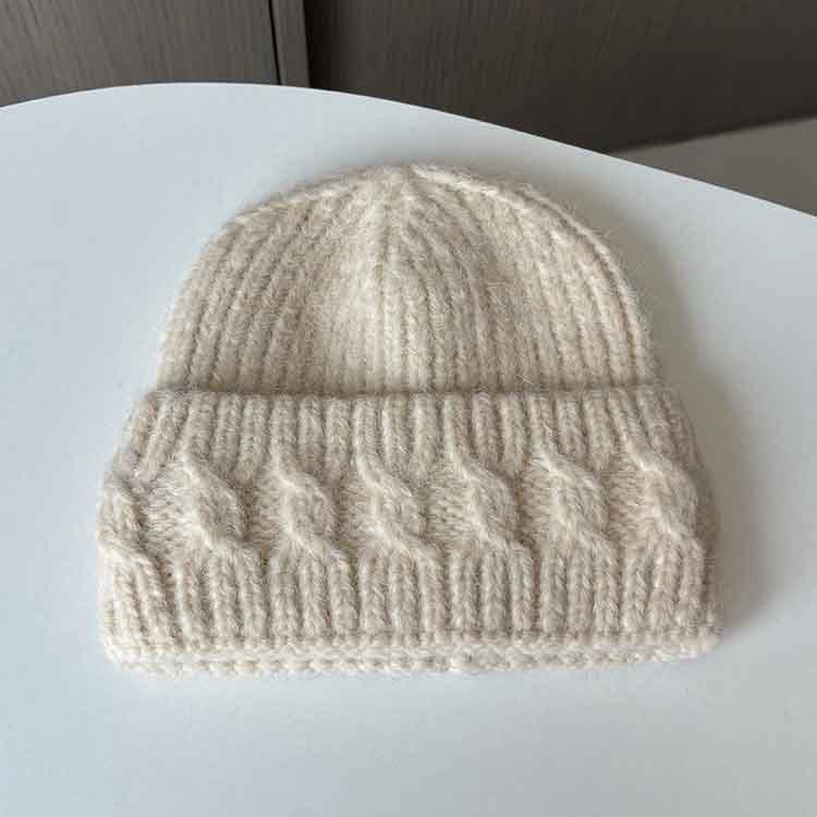 Dongdaemun New Women's Autumn and Winter Knitted Hats, Male and Female Couples Pullover Hats, Student Outdoor Warm Wool Hats