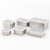 Stainless Food Storage Container with Lid, Rectangular Meal Prep for Fridge and Picnic, 6 Sizes