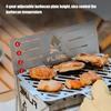 Outdoor Camping Detachable Stoves Portable Stainless Steel Furnace Multifunctional Picnic BBQ Cooking Accessory