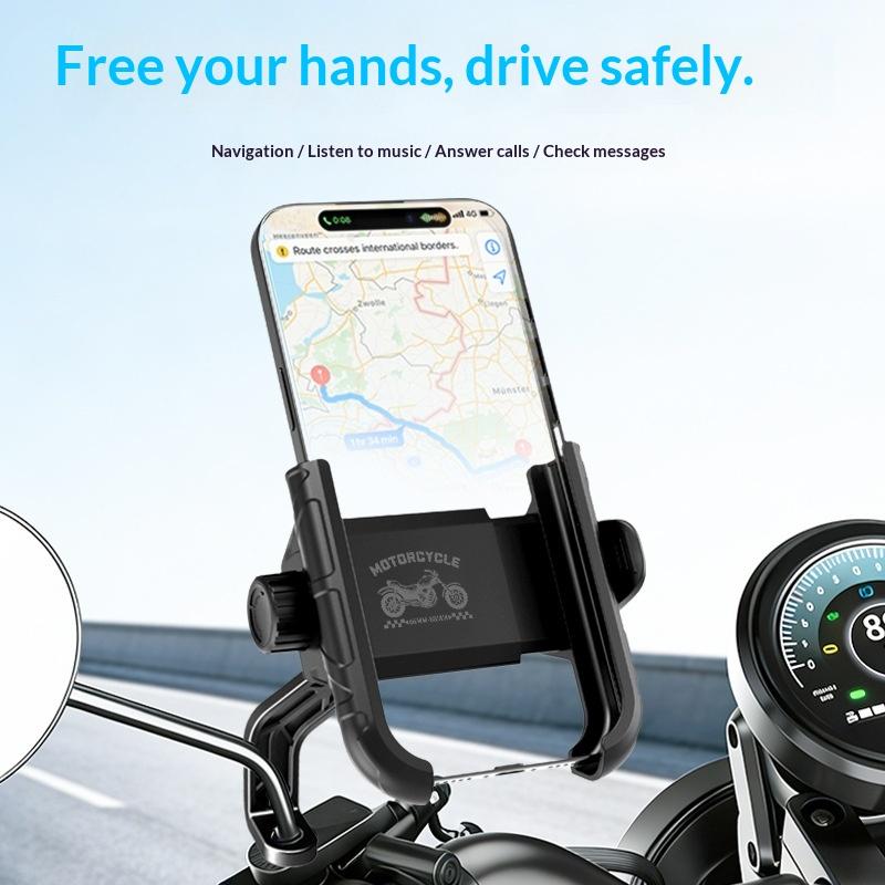 1Pcs Gps Bracket Mounting Clip Motorcycle Bicycle Mobile Phone Holder Multi-Specification Mobile Handlebar Bracket