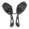 Black Universal Motorcycle Rear View Side Rearview Mirrors 8mm 10mm For Yamaha FZ1 FAZER FZ6 FZ6R FZ8 XJ6 MT-07 MT-09 FZ9 FZ-09