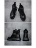 Herren 2025 Herbst High-Top Leder Arbeitsstiefel - Dicksohlige Koreanischer Stil Lässige Kurze Stiefel