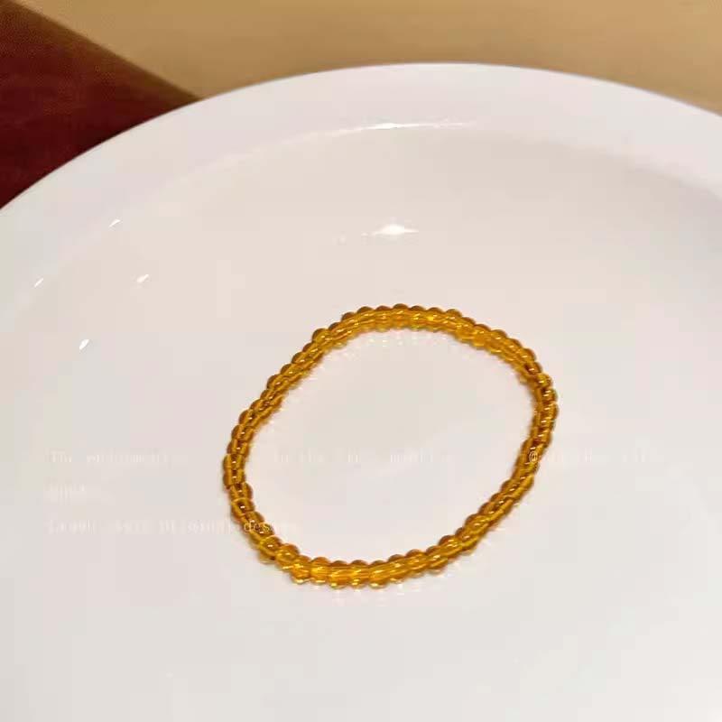 

Модные коричневые браслеты с бусинами и бантом для женщин, винтажные, регулируемые, на эластичной веревке, ручной работы, эстетичные ювелирные украшения, подарки