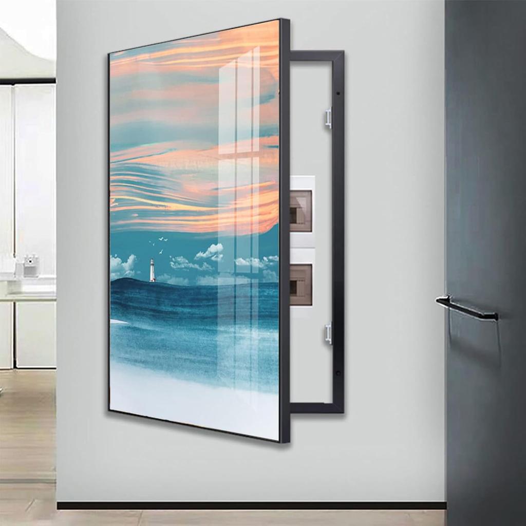 fuse box cover cabinet decorative, Electrical Panel Cover Decorative - Hide Meter Electric Meter Box Decorative Painting - Wall Mounted Electrical