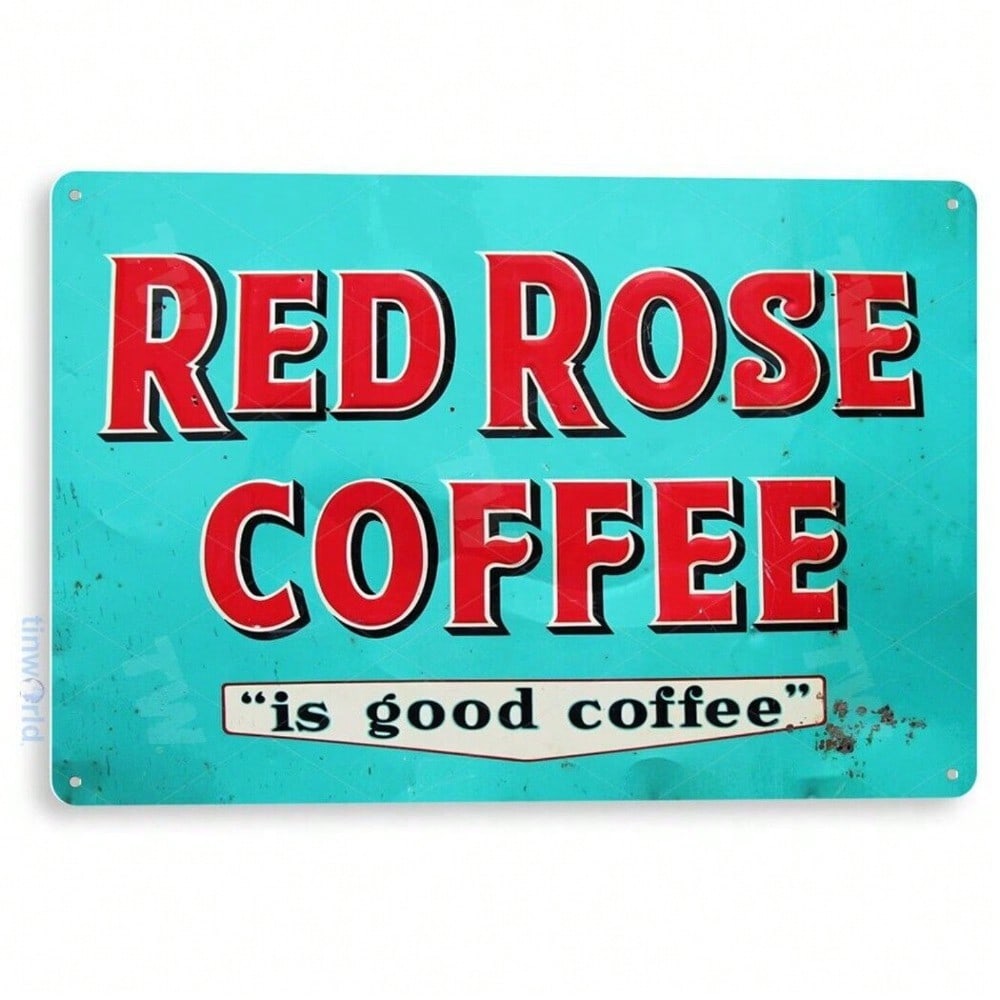 

Retro Red Coffee Metal Wall Sign 8x12 Inch for Kitchen Cafe Man Cave Pub Diner Bar Decor 20x30 різнокольоровий