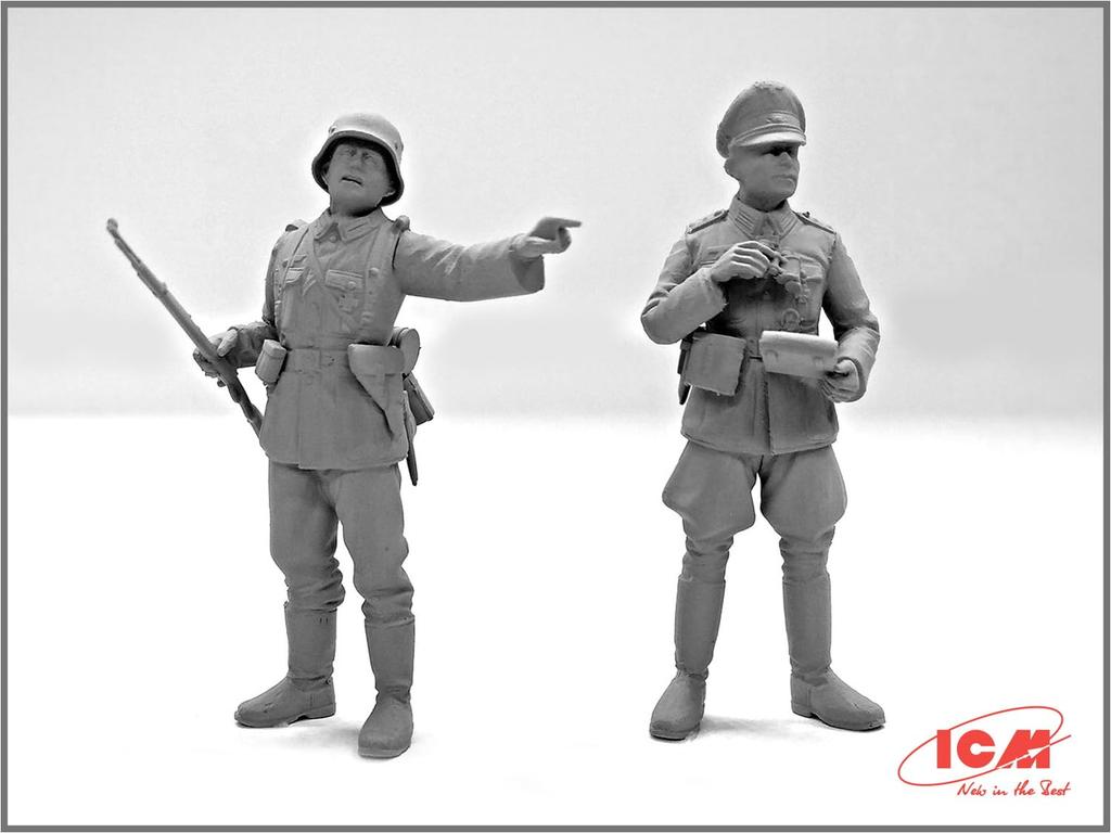 ICM 1/35 German Infantry 1939-1942 Plastic Model Kit 35639