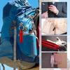 New Portable Waterproof Aluminium Metal Key Ring Pill Box Case Container Organizer Capsule Airtight Tablet for On The Go Storage