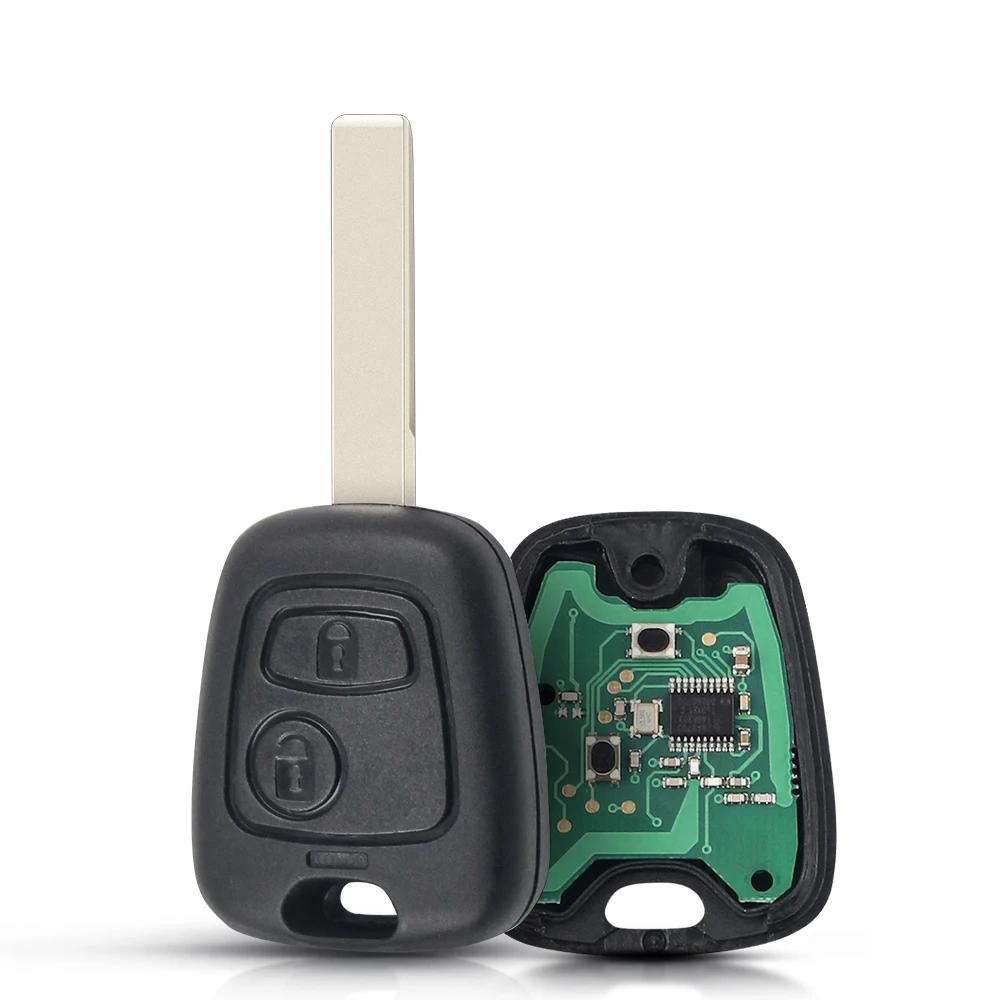 KEYYOU 433MHz ID46 For Citroen Saxo Picasso Xsara Berlingo For Peugeot 106 107 206 306 Remote Car Key SX9 HU83 VA2 NE73 Blade