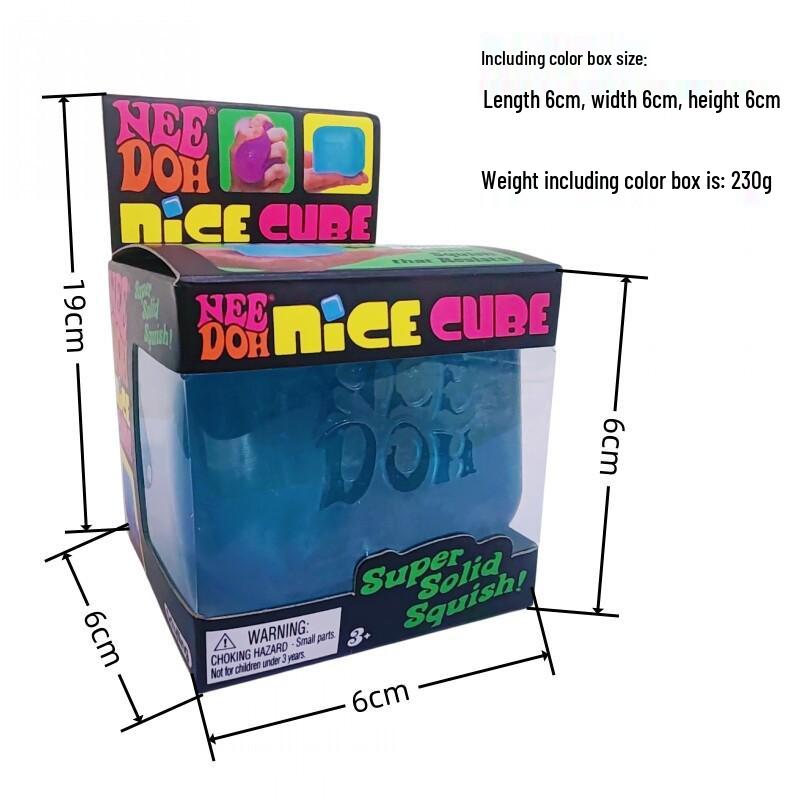Cube de Glace Squishy Décompression Chaud Vendu Transfrontalier pour Soulager le Stress