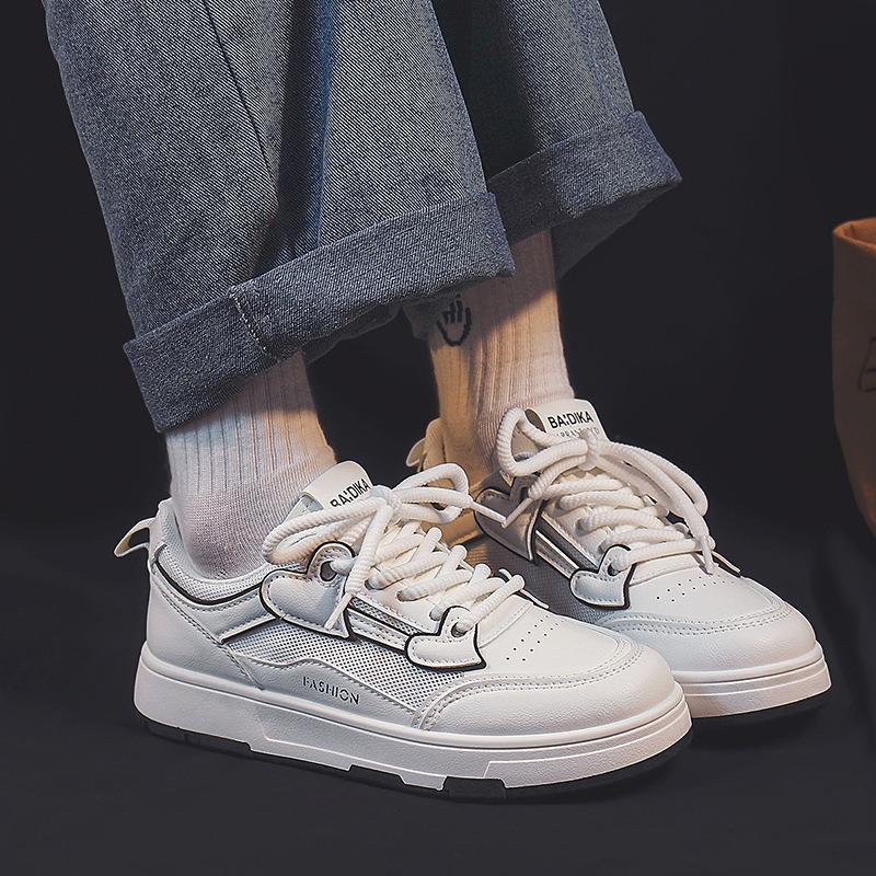 Summer little white shoes women's new mesh breathable thick-soled sports shoes design sense casual board shoes J88