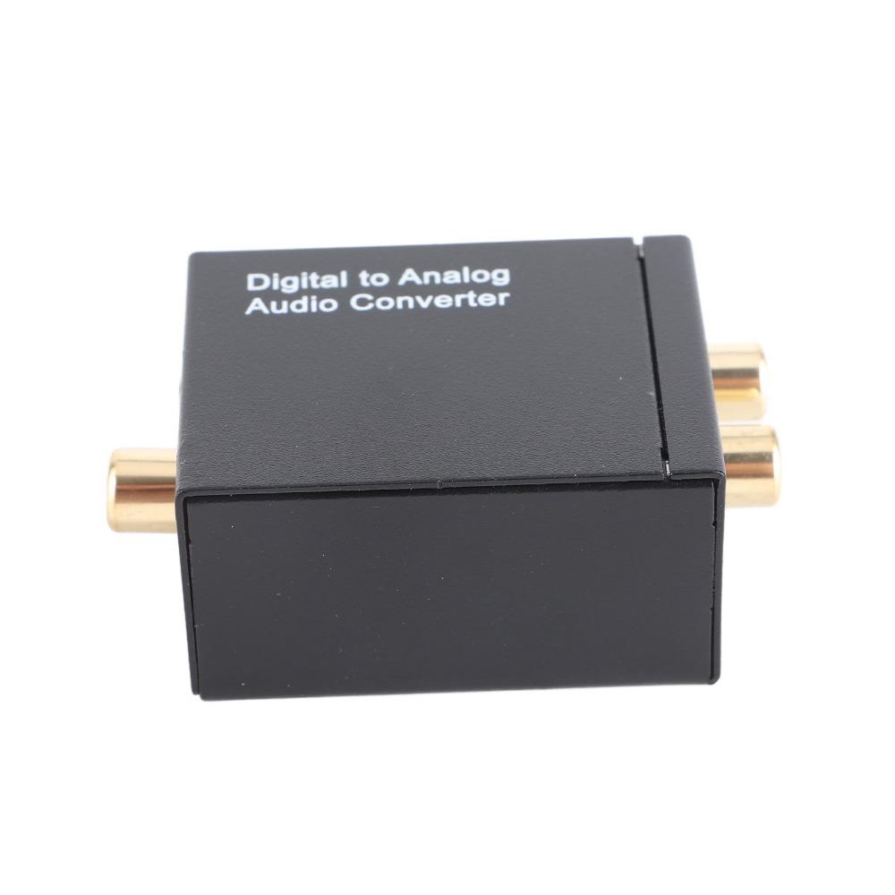 RCA Output Digital Audio Converter Coaxial /Optical Input Coaxial To Analog Converter For Computer