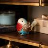 Hinged Lid Bird Figurine Jewelry Box Mini Size Animal Statue Jewelry Holder  Vanity Display