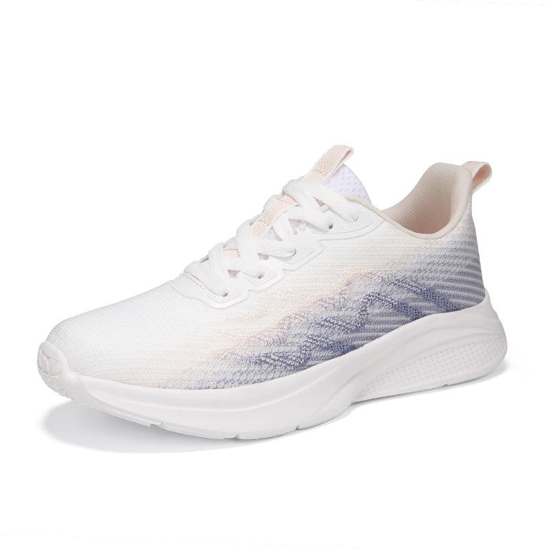 

Новая модная спортивная повседневная обувь для бега и фитнеса, легкая, мягкая, нескользящая, на плоской подошве, удобная, спортивная обувь 42