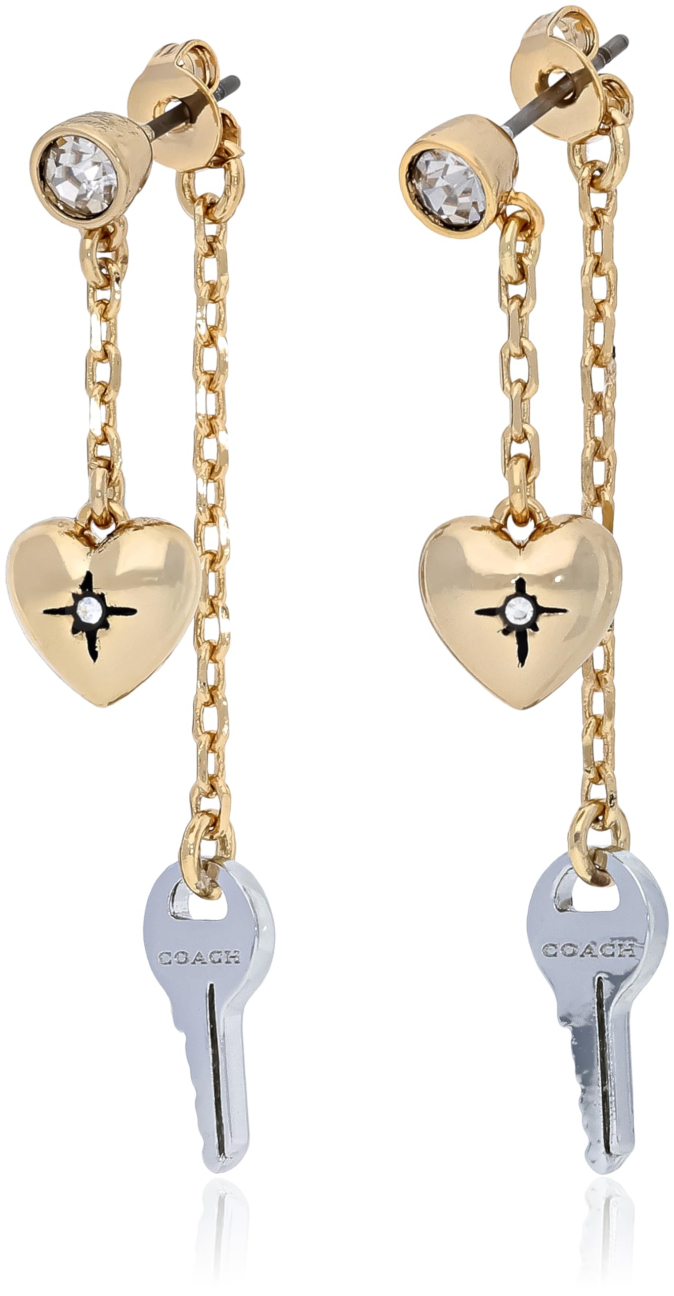 

Brass earrings 37430054TWO970 [Coach] [Item]