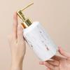 Gold-plated Marble Ceramic Soap Dispenser Gold Press Lotion Bottle Mouthwash Cup Soap Shampoo Dispenser Bathroom Accessories