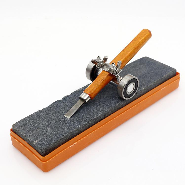 26mm Seitenklemme Fixer Winkel Honführung Werkzeug Edelstahl für Holz Klinge