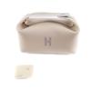 Makellose HERMES Tasche Bride a Black PM beige Baumwolle Damen Gebraucht